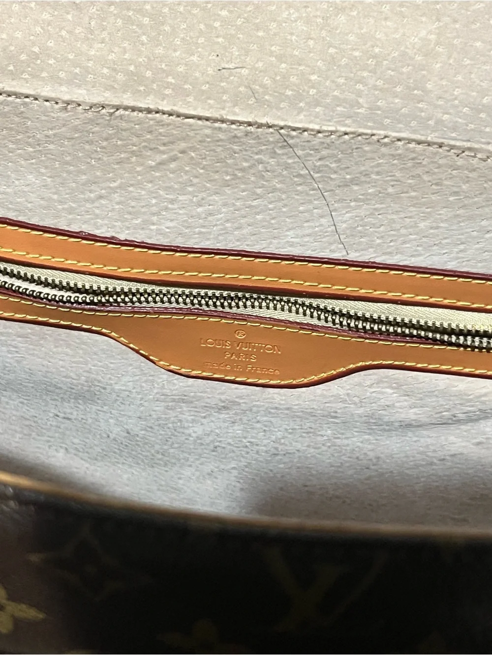Designer Monogram Flap Messenger Bag in Brown